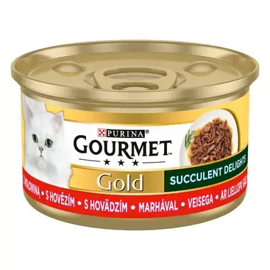 PURINA GOURMET Gold beef, vlažna hrana za mačke