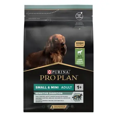 PURINA® PRO PLAN® ADULT Sensitive Digestion, suva hrana za pse, Small/Mini, bogata jagnjetinom